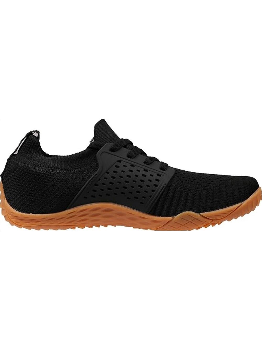 Whitin Barefoot Trail Runners Wide Toe Box Zero Drop Sole Sockliner Black Gum 9